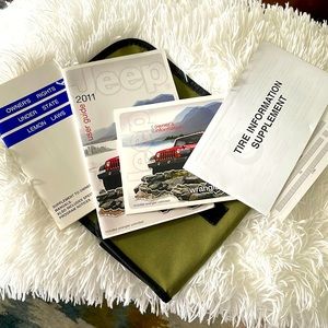 Original Jeep Wrangler owners manual and users guide for 2011